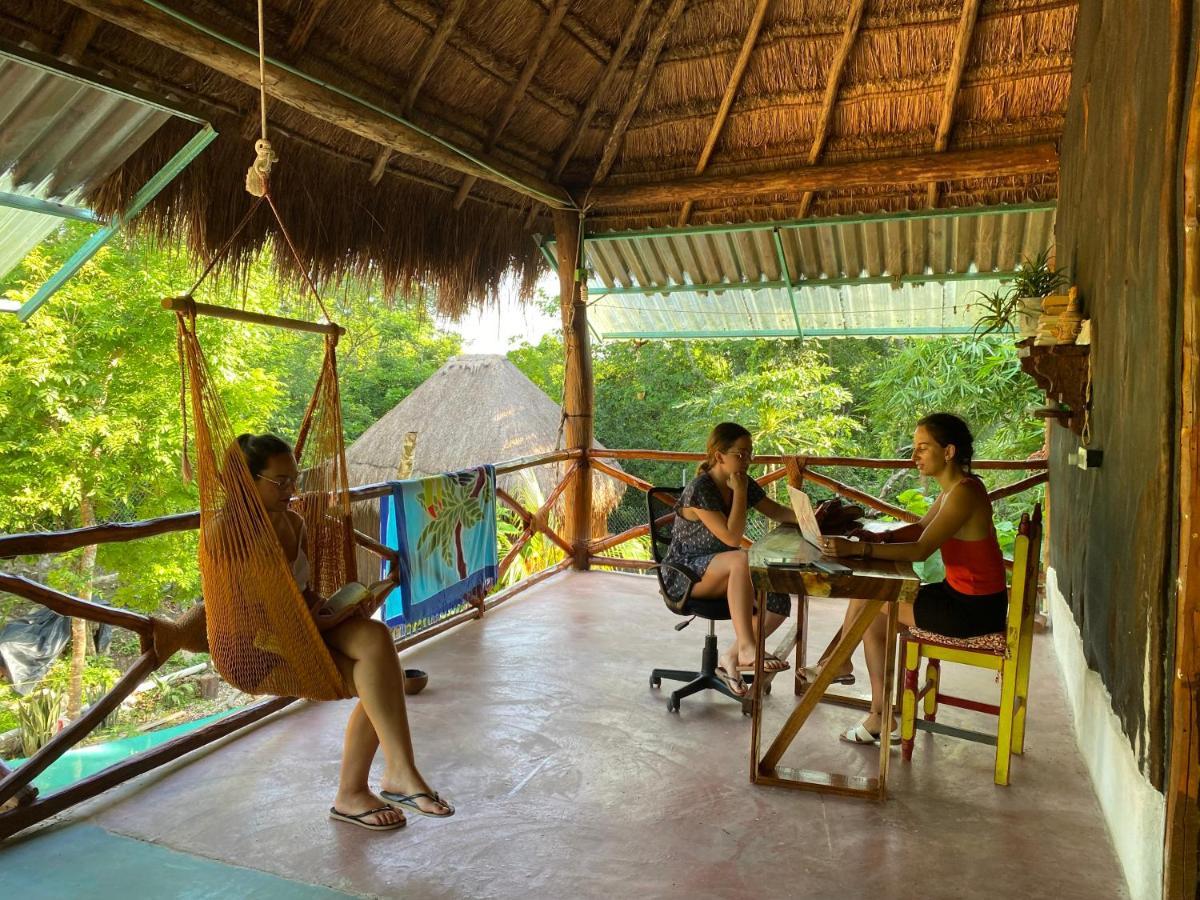 Malinche Cafe In Coba Tulum Apartment Exterior photo